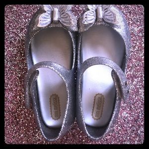 Mini Melissa silver butterfly 9